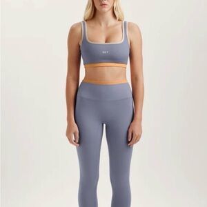 Women's Gray and Orange Intimate Set